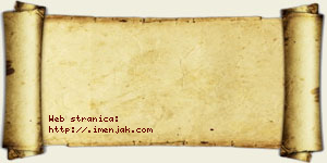 Rumena Terzić vizit kartica